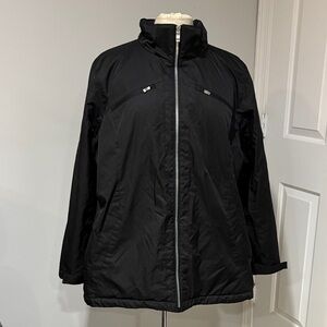 Zeroxposur Insulated Black Jacket Soft Shell Plush Lining Size 1X/1XG